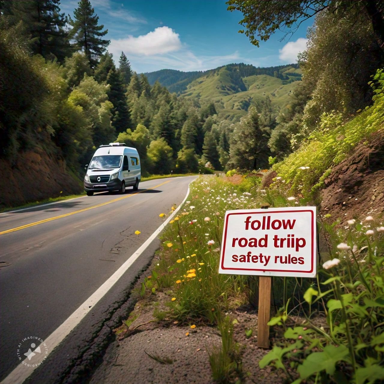 Follow Road Trip Safety Rules