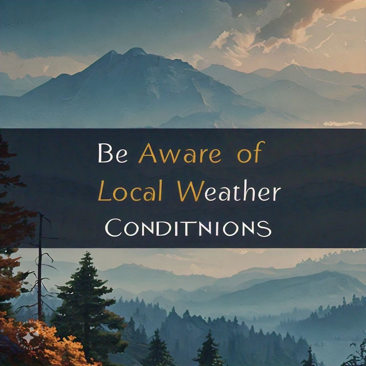 Be Aware of Local Weather Conditions