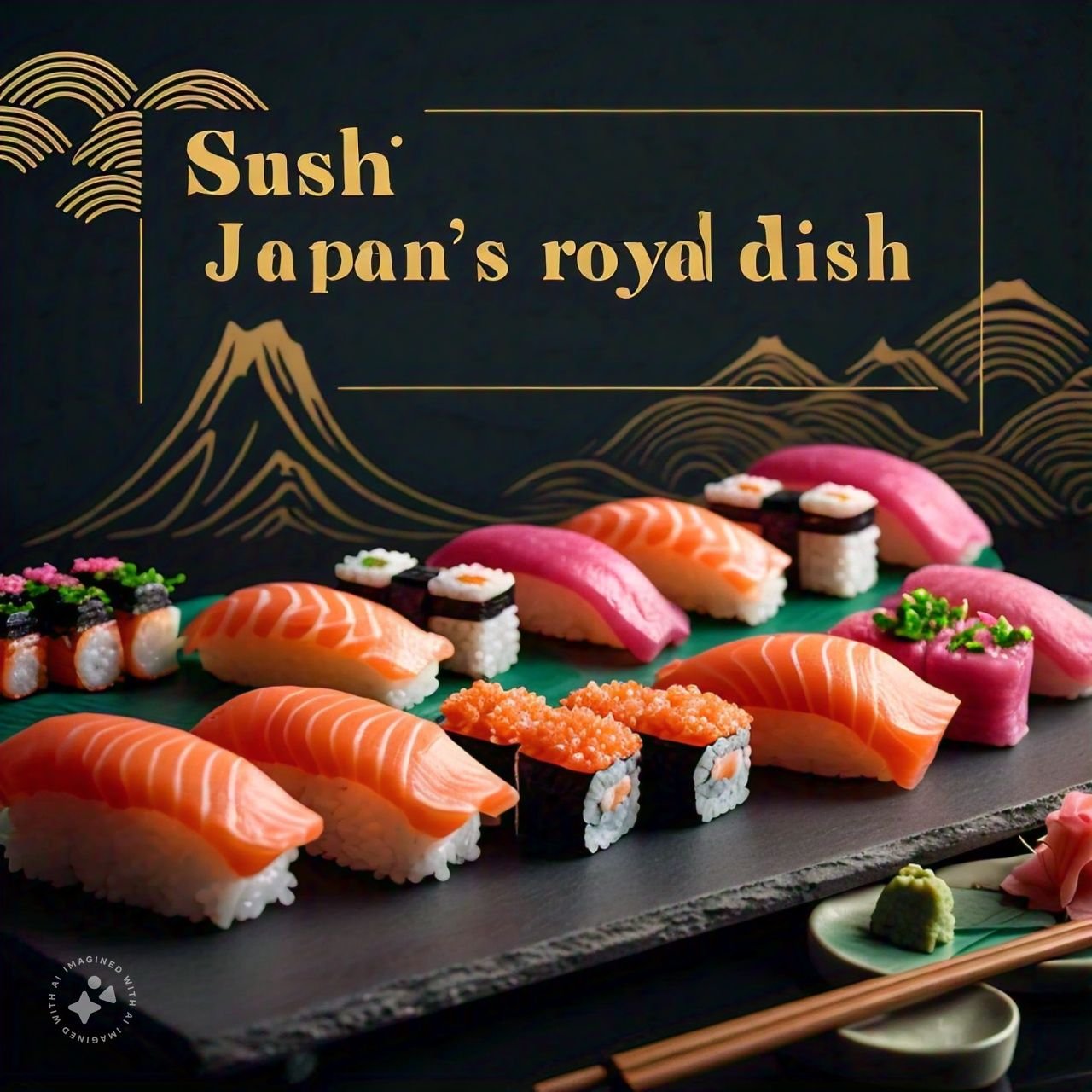 1. Sushi: Japan's Royal Dish