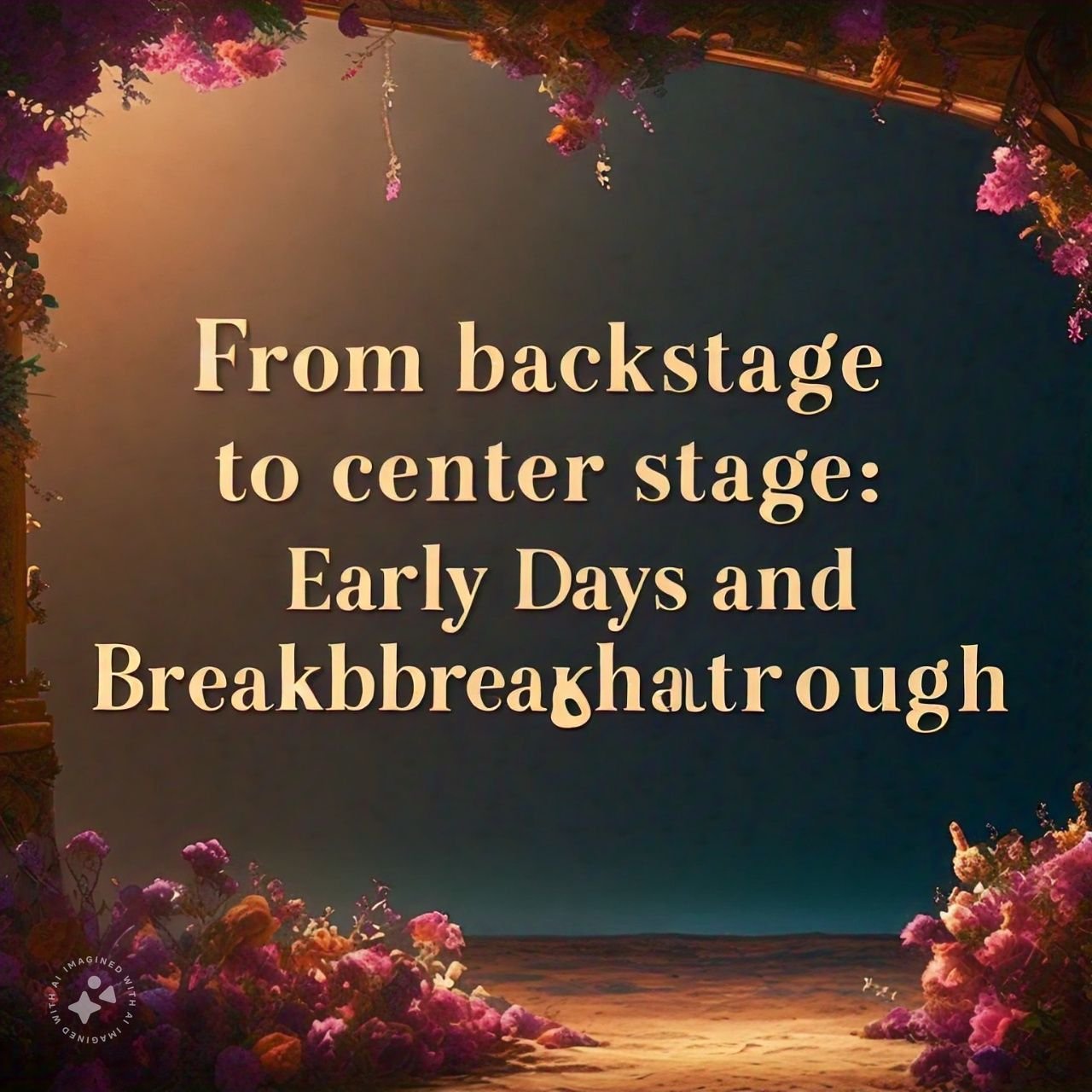 From Backstage to Center Stage: Early Days and Breakthrough